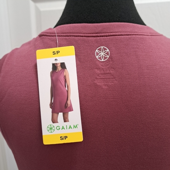 ❤️ New! Gaiam Pink Dress Tank Style Women's Small Soft Casual Knit Dress - Picture 9 of 11